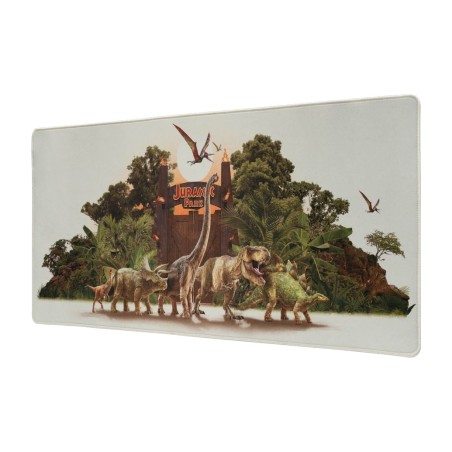 alfombrilla de ratón gaming jurassic park 80x35 cm