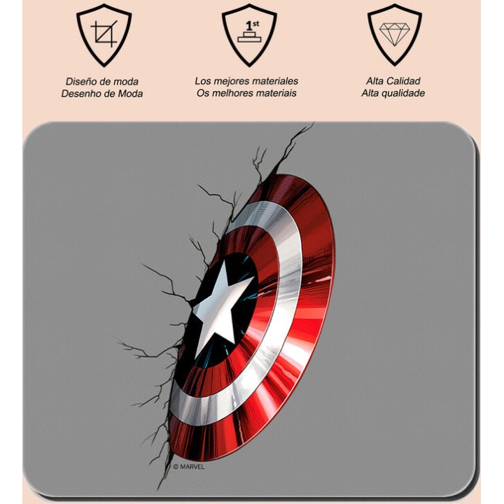 ERT GROUP Musemåtte MARVEL CAPITÁN AMÉRICA 22X18 CM