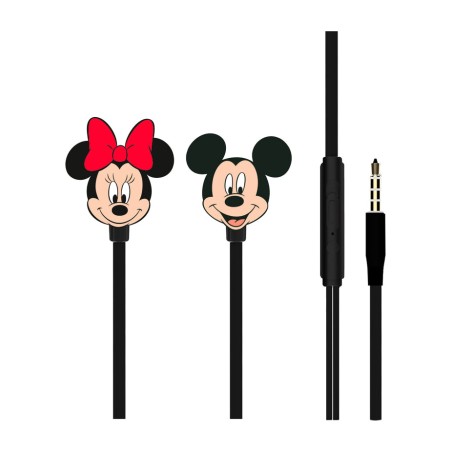 auriculares intrauditivos con cable disney minnie y mickey