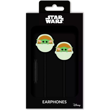 auriculaires intrauditius amb fil star wars mandalorian baby yoda