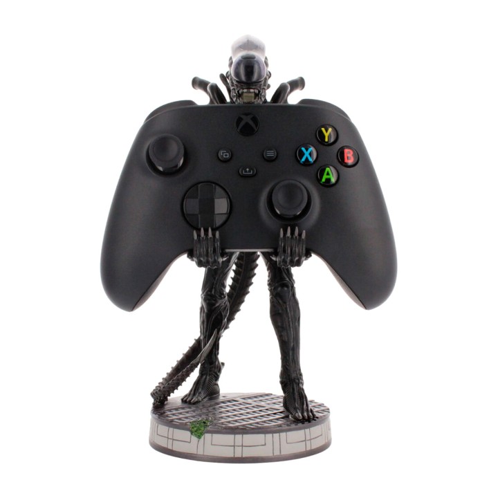 EXQUISITE GAMING Soporte para mando y móvil con figura