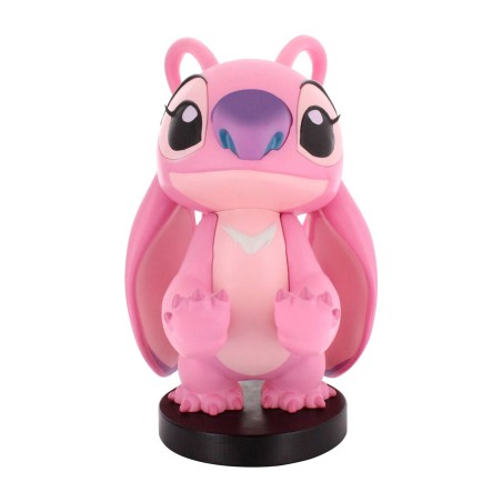 soporte para mando y móvil con figura cable guy disney stitch angel 21 cm