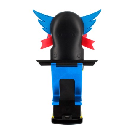 soporte de carga iluminado para mando y móvil con figura cable guy ikon sonic the hedgehog classic 20 cm
