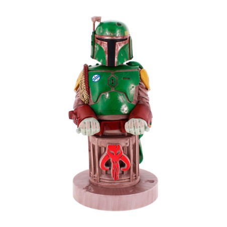 lenkradhalter mit figur für handy cable guy star wars boba fett 20 cm