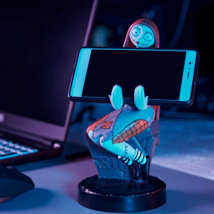 EXQUISITE GAMING Soporte para mando y móvil con figura