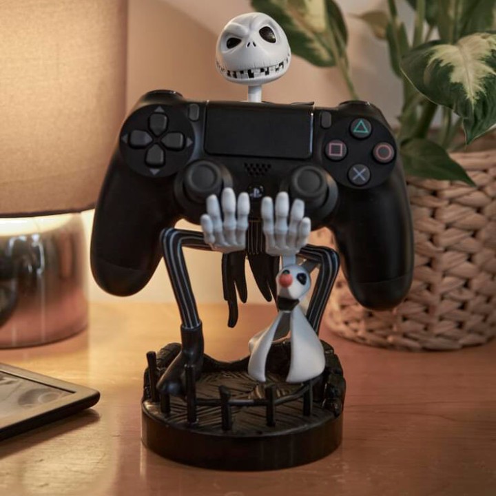 EXQUISITE GAMING Soporte para mando y móvil con figura