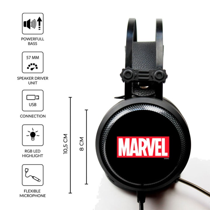 ERT GROUP Auriculaires gaming amb micròfon MARVEL