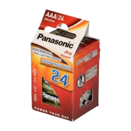 alkalisk batteri pro power-aaa lr03 24 uds