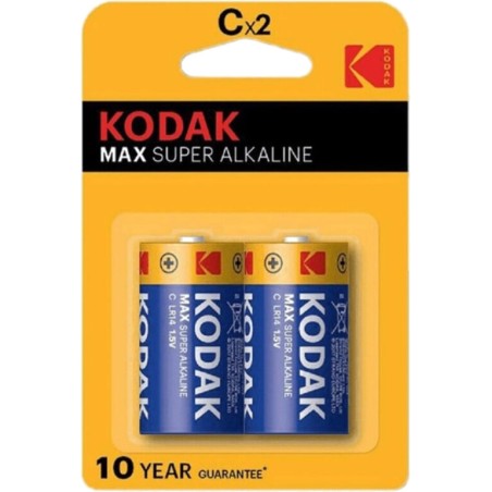 batteria alcalina max c lr14 2 uds