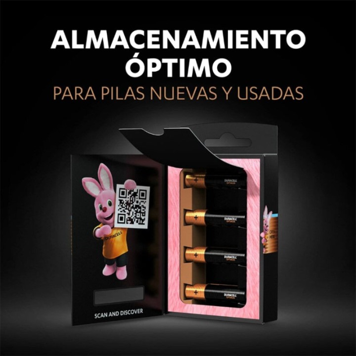 DURACELL Lúgos elem OPTIMUM 200-AAA LR03 4 UDS D-231869