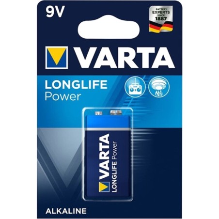 pila alcalina longlife power 9v 6lr61 1 uds