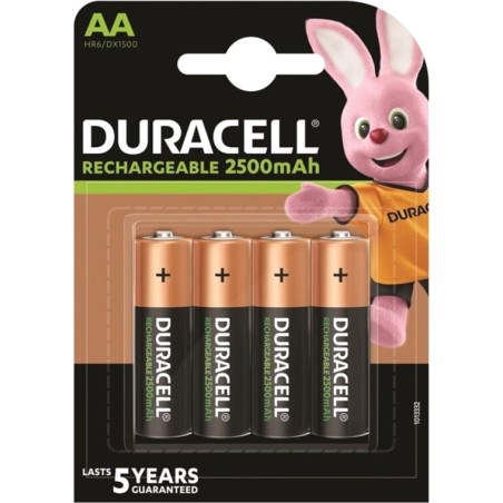 pila recargable aa hr6 2500mah 4 uds