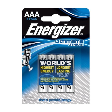 pila de litio ultimate-lithium-aaa l92 lr03 1,5v 4 uds