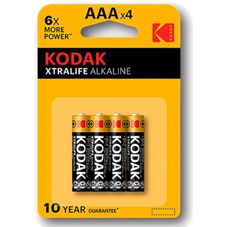alkalisk batteri xtralife-aaa-lr03 4 uds