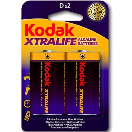 pila alcalina xtralife-d lr20 1,5v