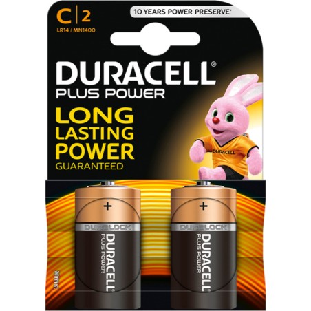 alkaline batterij plus power c lr14 2 uds