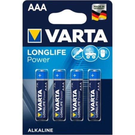 alkaline batterij longlife power-aaa lr03 4 uds