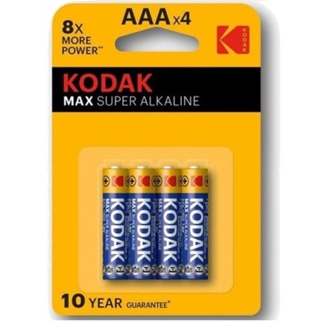 alkalická baterie max super-aaa lr03 4 uds