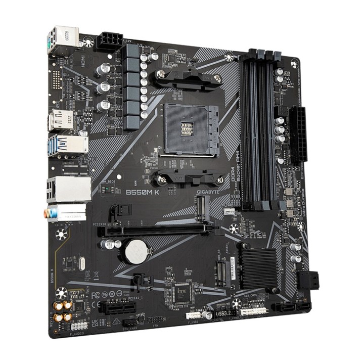 GIGABYTE Placa base micro ATX para AMD B550M K AM4 1901075
