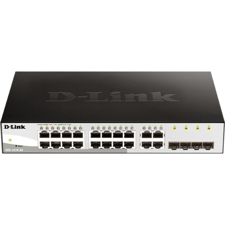 switch gigabit administrable 20 ports dgs-1210-20 l2 4x-sfp