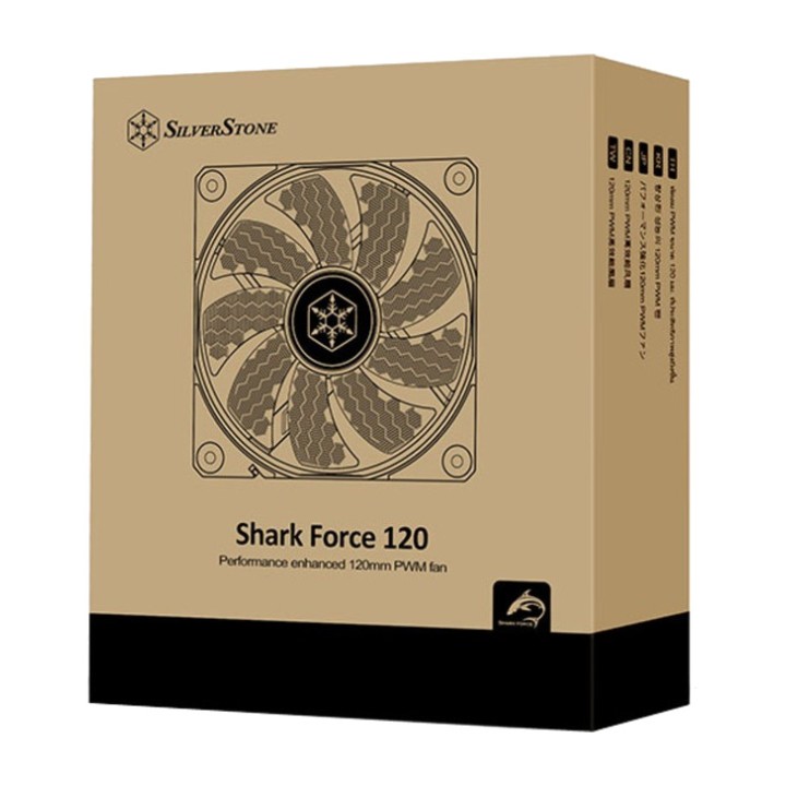 SILVERSTONE PC-Gehäuselüfter SHARK FORCE SST-SF120B 120MM