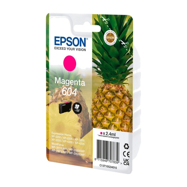 EPSON Ink cartridge 604 2,4ML 1869963VAR