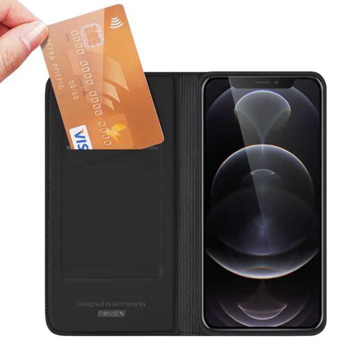 NEVOX Custodia a libro per cellulare con supporto