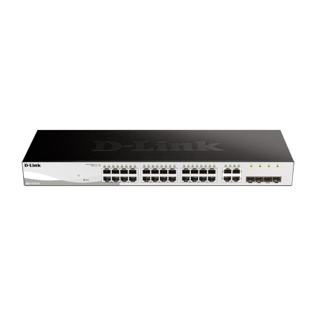 28-port managed gigabit rack switch dgs-1210-28