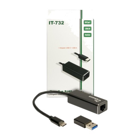 usb-c to ethernet network adapter argus it-732 2,5gbe rj45