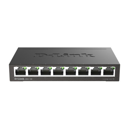 switch no gestionado de 8 puertos gigabit dgs-108