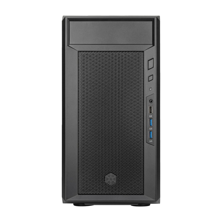 SILVERSTONE Caja de PC semitorre con frontal malla FARA 311 MICRO-ATX 1875921