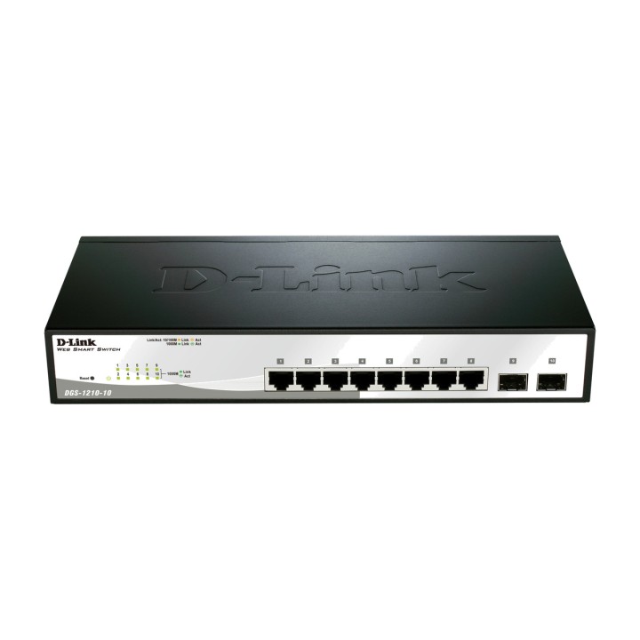 D-LINK 10-port Gigabit managed switch DGS-1210-10 L2 2X-SFP