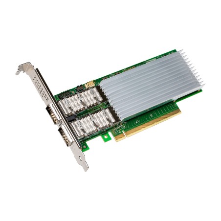 scheda di rete in fibra pcie ethernet-e810-cqda2 2x qsfp28 100gbe bulk