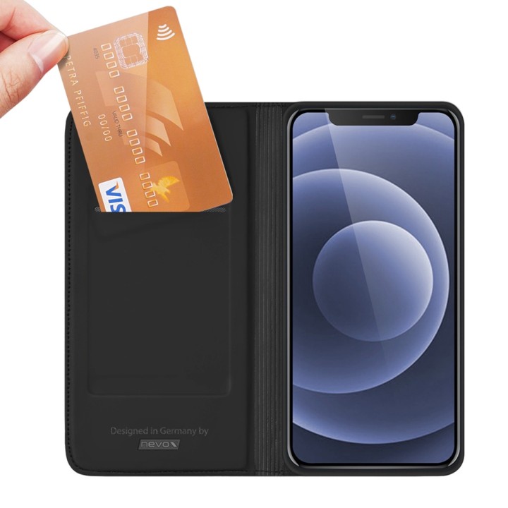 NEVOX Custodia a libro per cellulare con supporto