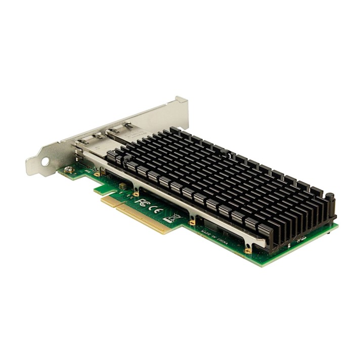 INTER-TECH 10GbE-PCIe-Netzwerkkarte mit 2 Ports ST-7214 RJ45