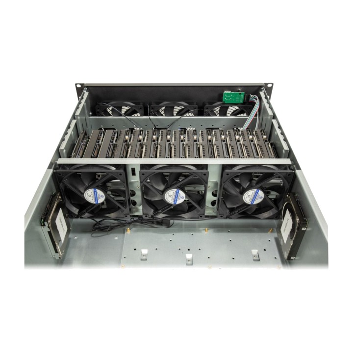 INTER-TECH Rack-Servergehäuse 4F28 4U-E-ATX 1778205
