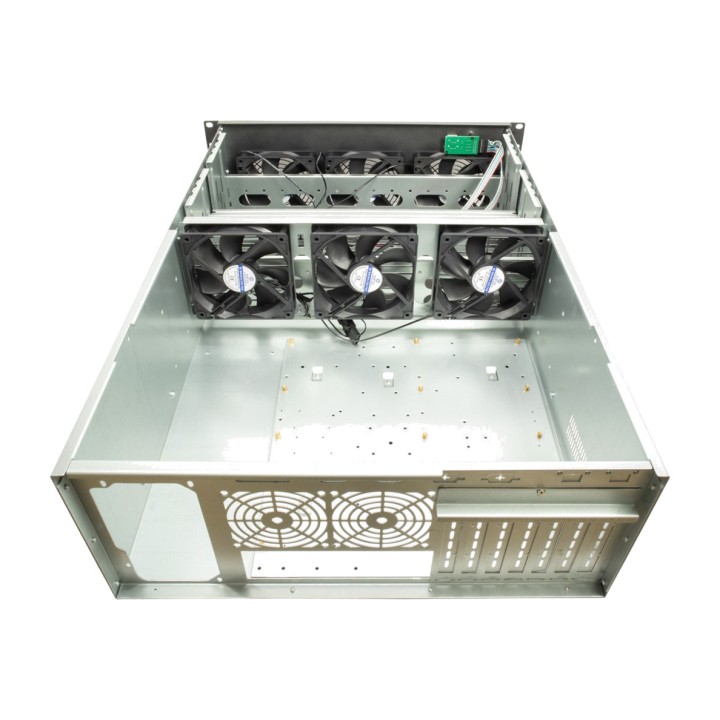 INTER-TECH Caja de servidor para rack 4F28 4U-E-ATX 1778205