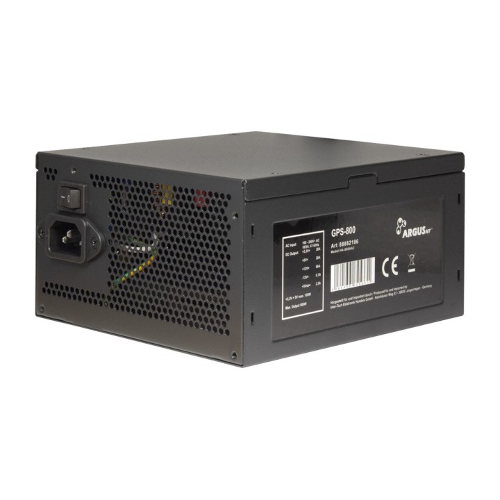 INTER-TECH Alimentation pour PC ARGUSNT-GPS-800 800W-ATX 80