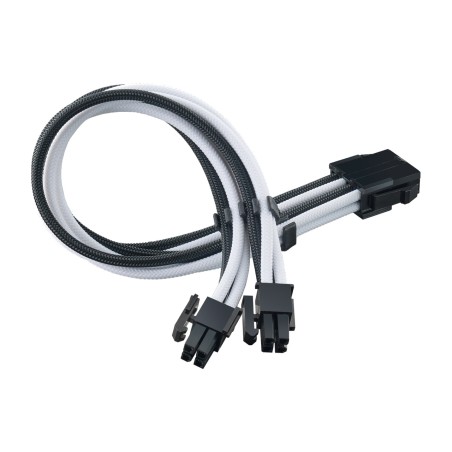cable alargador mallado de alimentación para cpu pp07e-eps8bw 8p 4+4 0,3m