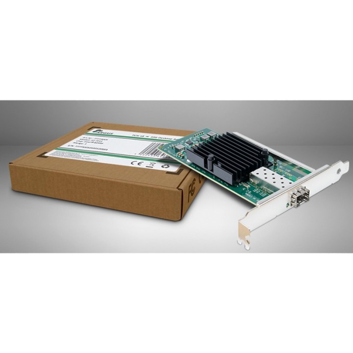 INTER-TECH Tarjeta de red PCIe fibra 10GbE ST-7211-SFP+