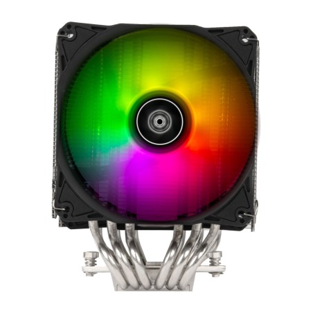 refroidisseur de processeur à double tour avec ventilateur hydrogon-d120 sst-hyd120-argb-v2 120mm