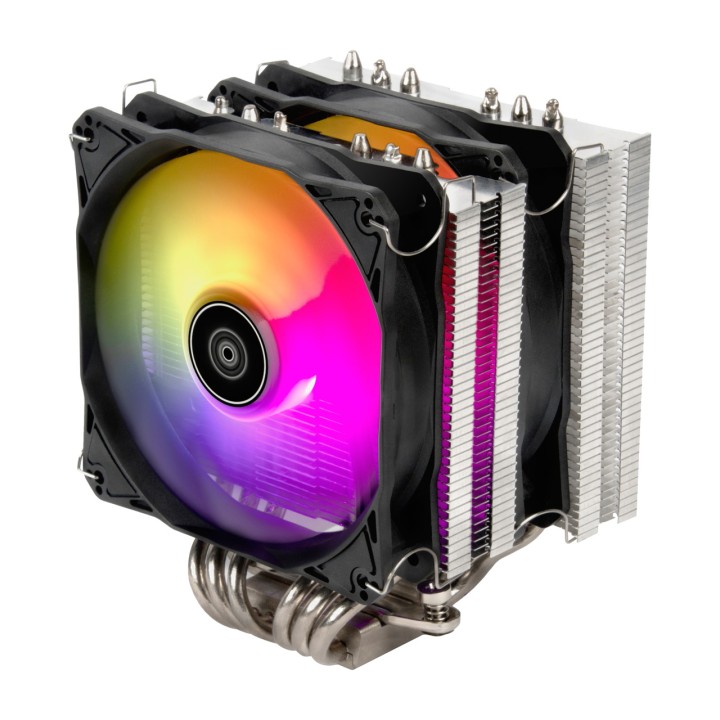 SILVERSTONE Doppelturm-CPU-Kühler mit Lüfter HYDROGON-D120