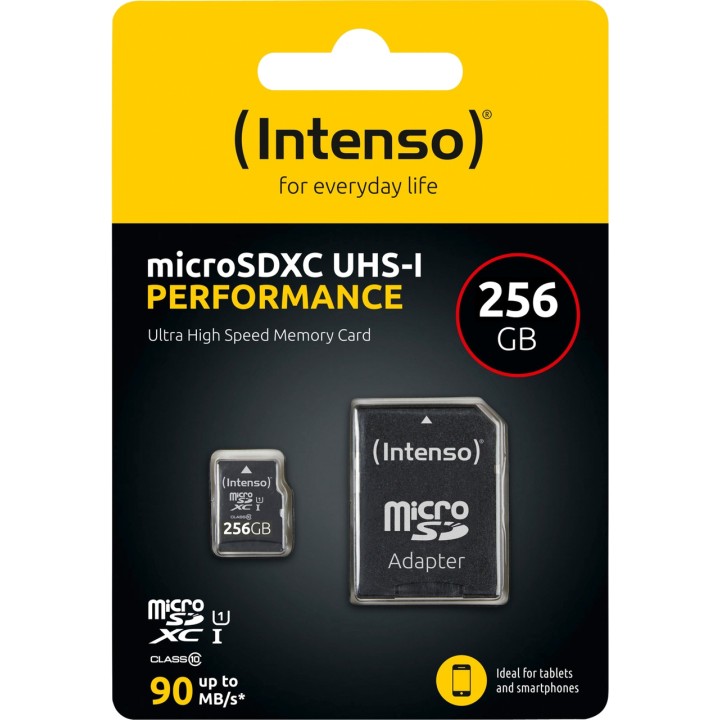 INTENSO Scheda di memoria microSDXC UHS-I PERFORMANCE-CLASE