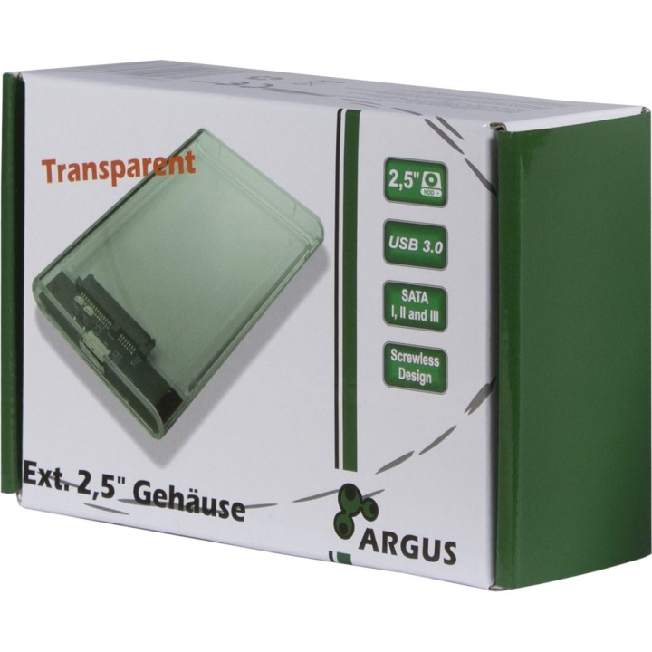 INTER-TECH Caja externa para disco duro GD-25000 2,5"-SATA-USB 3.2 GEN 1 1817051