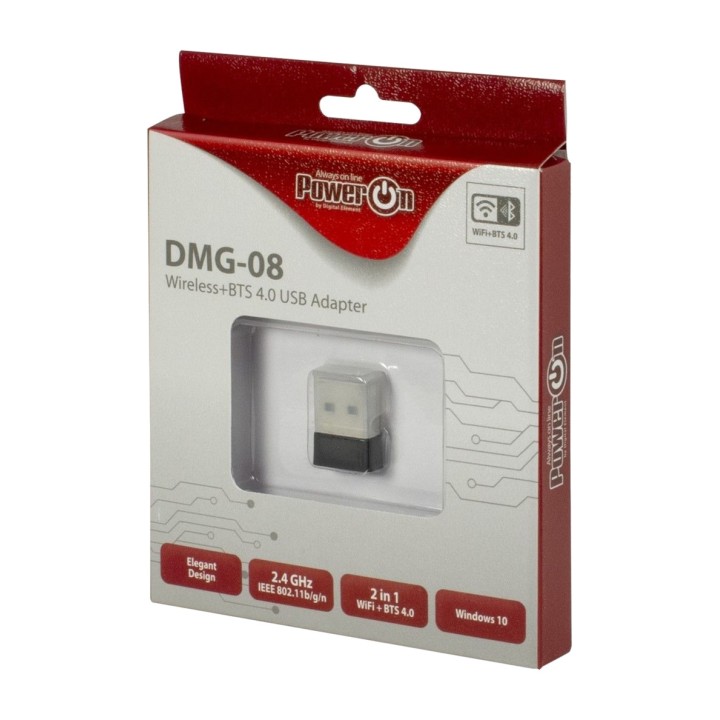 INTER-TECH USB-WLAN- und Bluetooth-Adapter DMG-08 802.11N