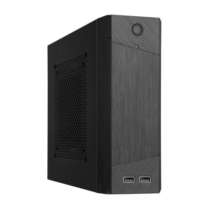 SILVERSTONE Case PC compatto da scrivania MILO ML10 HTPC