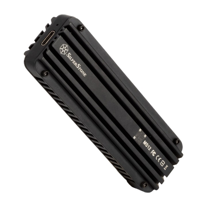 SILVERSTONE Caja externa para SSD MS12 M.2-NVME-USB-C 3.2 GEN 2X2 20GBPS 1758458