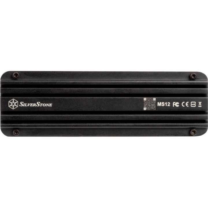 SILVERSTONE Box esterno per SSD MS12 M.2-NVME-USB-C 3.2 GEN