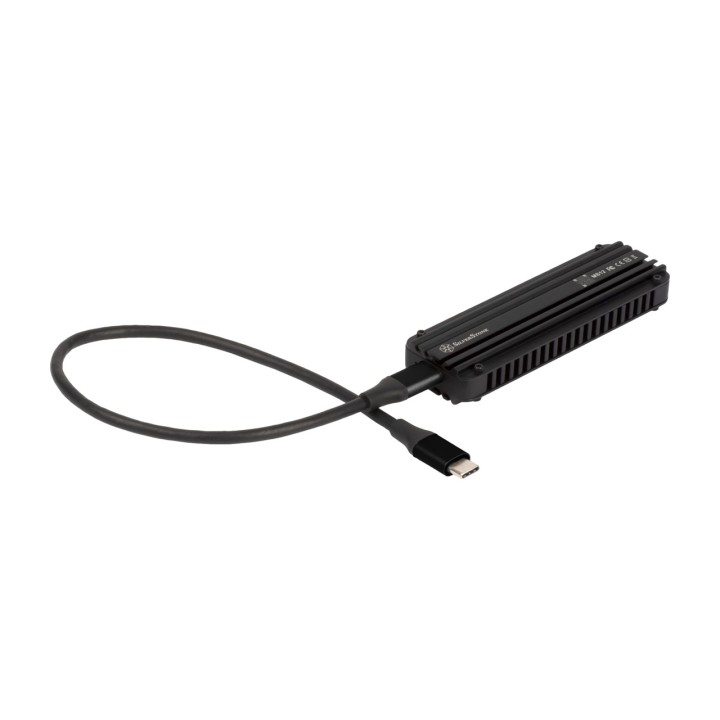 SILVERSTONE Caja externa para SSD MS12 M.2-NVME-USB-C 3.2 GEN 2X2 20GBPS 1758458