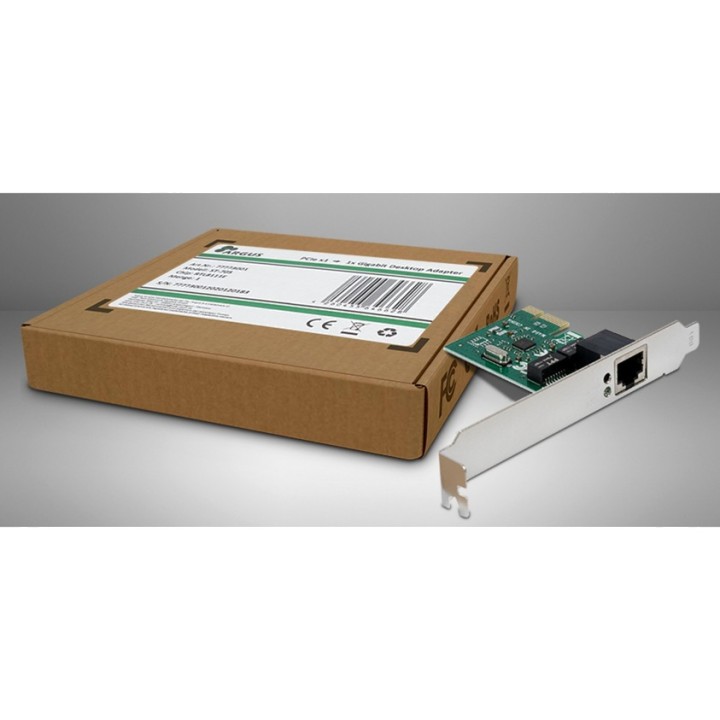 INTER-TECH PCIe Gigabit network card ST-705 RJ45 RTL8111C